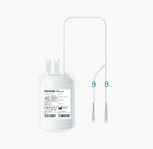 Punga recoltare pentru celule stem, cu 2 ace, 250 ml